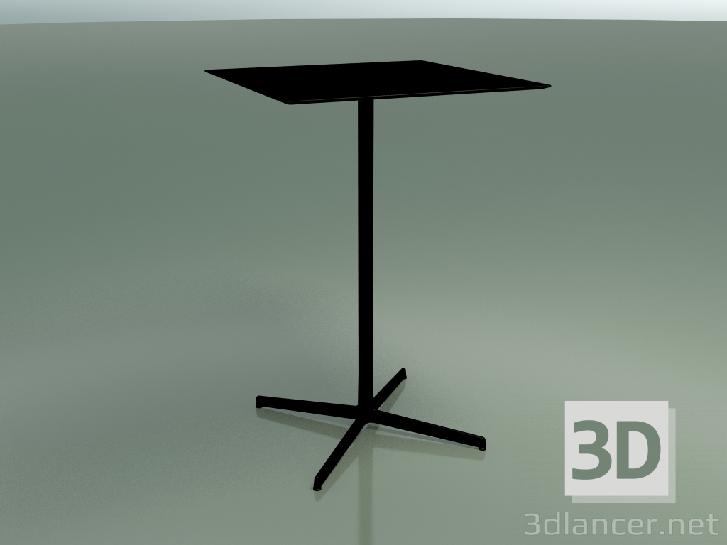 3D Modell Quadratischer Tisch 5559 (H 103,5 - 69 x 69 cm, schwarz, V39) - Vorschau