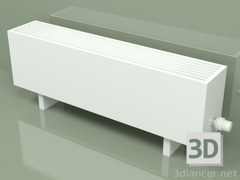 3D modeli Konvektör - Aura Basic (280x1000x186, RAL 9016) - önizleme
