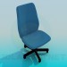 3d model Office chair on wheels - preview