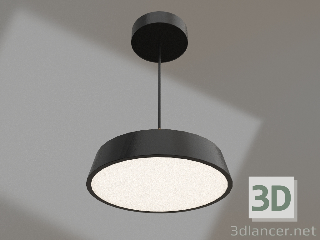 modello 3D Lampada SP-ELEGANT-R300-17W Day4000 (BK, 120 gradi, 230V) - anteprima