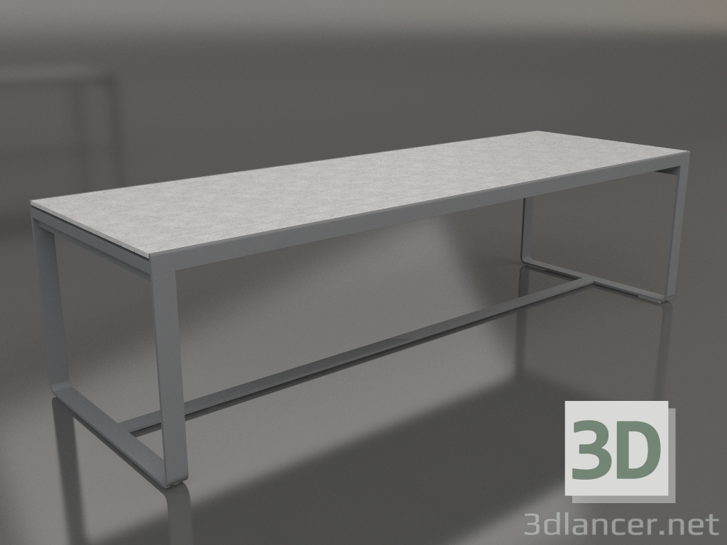 3d model Dining table 270 (DEKTON Kreta, Anthracite) - preview