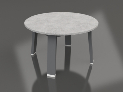 Table d'appoint ronde (Anthracite, DEKTON)