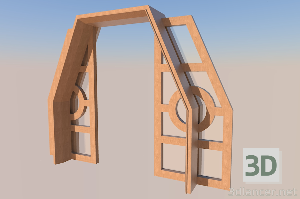 3D modeli Kapı - önizleme