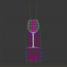 3d Stand for a bottle of wine and glasses model buy - render 3d Stand for a bottle of wine and glasses model buy - render