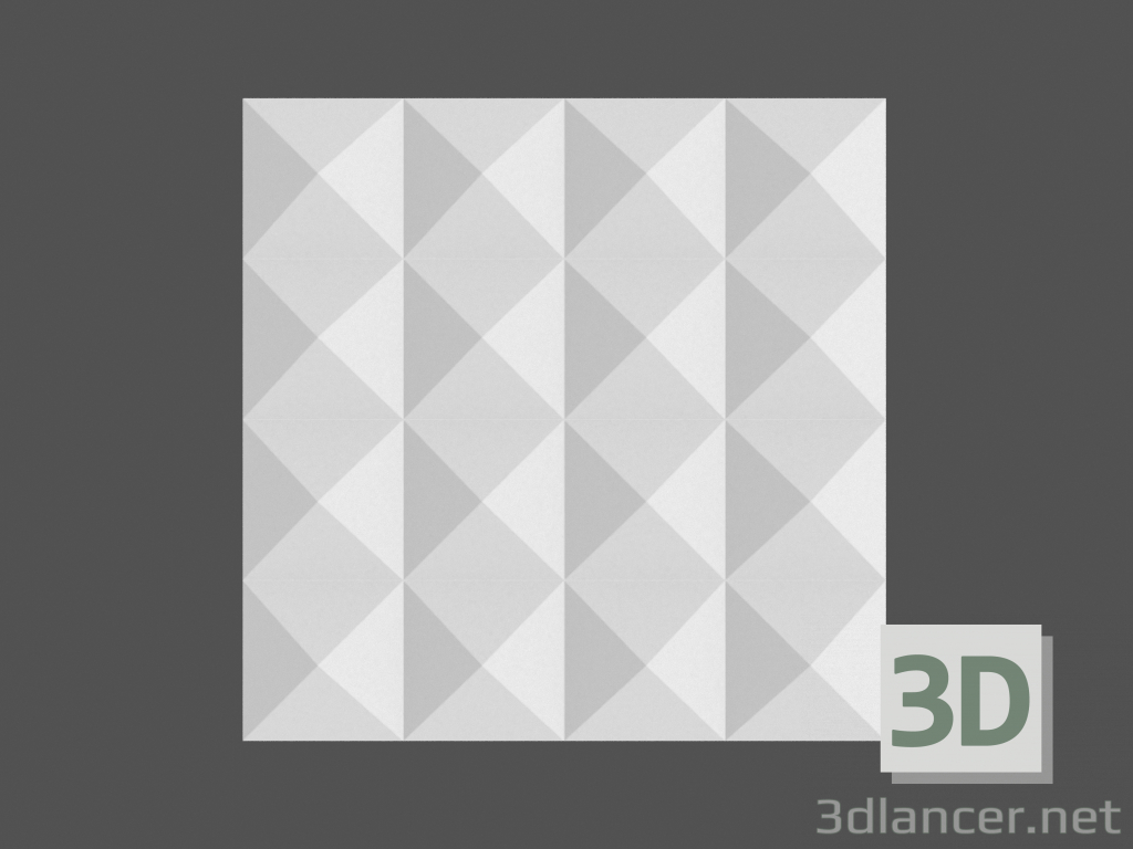3d model Panel de zoom 3D - vista previa