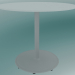 modèle 3D Table BON (9380-51 (⌀ 60cm), H 51cm, blanc HPL, blanc en fonte blanche) - preview