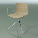 3d model Chair 0377 (swivel, with armrests, without upholstery, LU1, bleached oak) - preview