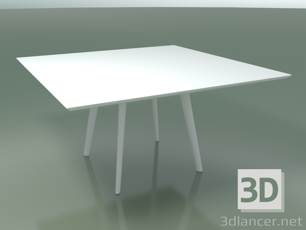 modèle 3D Table carrée 3503 (H 74 - 140x140 cm, M02, L07, option 2) - preview