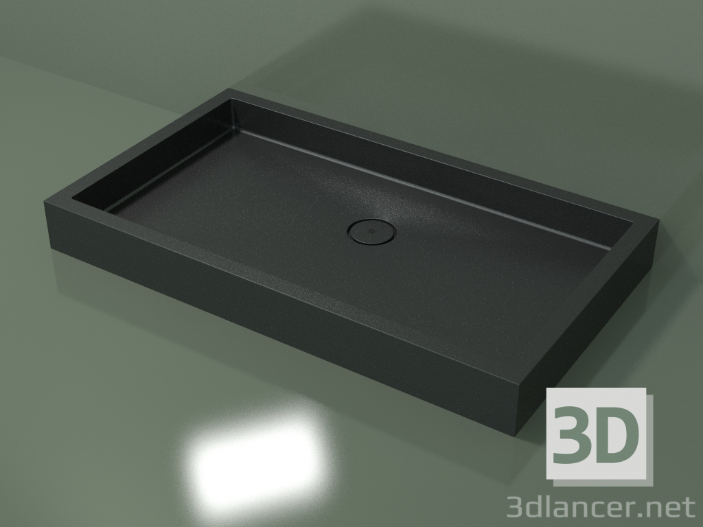 3d model Shower tray Alto (30UA0122, Deep Nocturne C38, 140x80 cm) - preview
