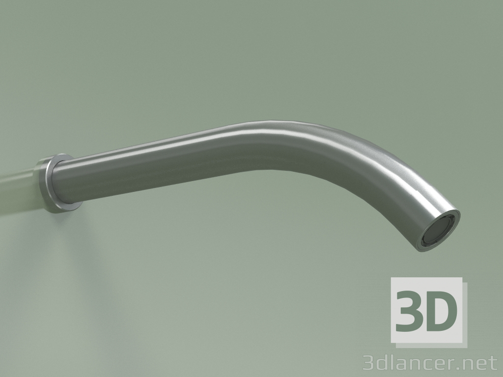 3d model Wall spout L 200mm (BC022, AS) - preview