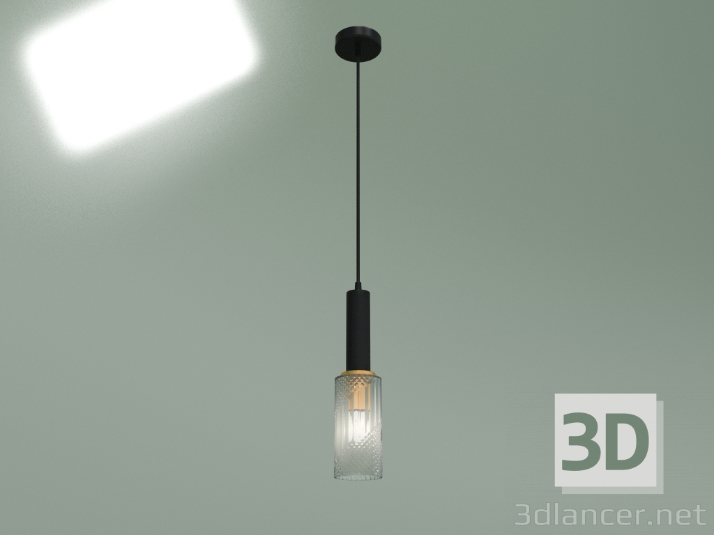 3d model Pendant lamp 50176-1 (black) - preview