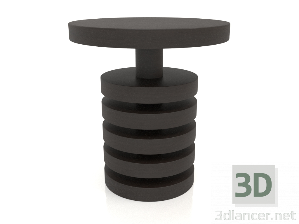 3d модель Стол журнальный JT 04 (D=500x550, wood brown dark) – превью