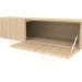 3d model Hanging shelf ST 06 (open door) (2 doors, 1200x315x250, wood white) - preview