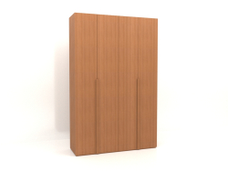 Wardrobe MW 02 wood (1800x600x2800, wood red)