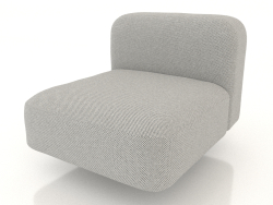 Sofamodul 1-Sitzer (M) mit Rückenlehne