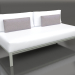 3d model Sofa module, section 4 (Cement gray) - preview