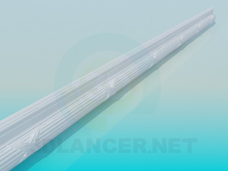 3d model Molding High Poly - preview 3d model Molding High Poly - preview