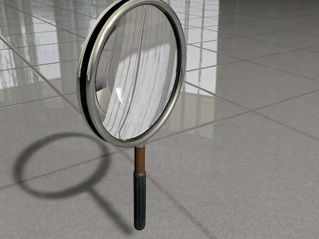 3D Modell Magnifying glass - Vorschau