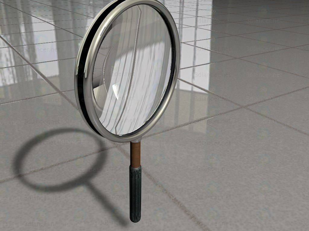 3d model Magnifying glass - preview