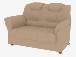 Leather sofa straight (dx2)