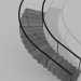 modello 3D Spirale scala - anteprima