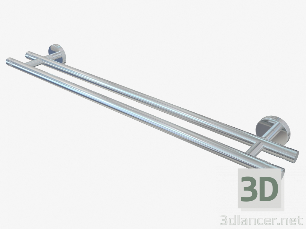 modèle 3D Porte-serviettes CANYON double (L 600) - preview