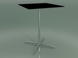 Table carrée 5560 (H 103,5 - 79x79 cm, Noir, LU1)