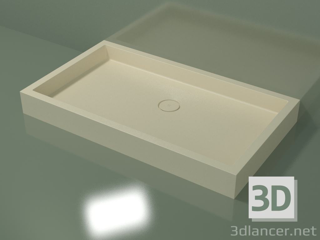 3D modeli Duş teknesi Alto (30UA0122, Bone C39, 140x80 cm) - önizleme