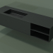 modèle 3D Lavabo avec tiroir et compartiment (06UC924S2, Deep Nocturne C38, L 168, P 50, H 36 cm) - preview