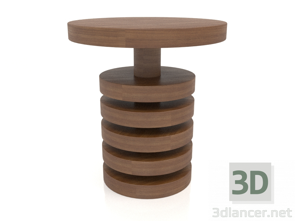 3 डी मॉडल कॉफी टेबल जेटी 04 (डी = 500x550, लकड़ी की भूरी रोशनी) - पूर्वावलोकन