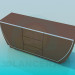 3D modeli Geniş başucu kabine - önizleme
