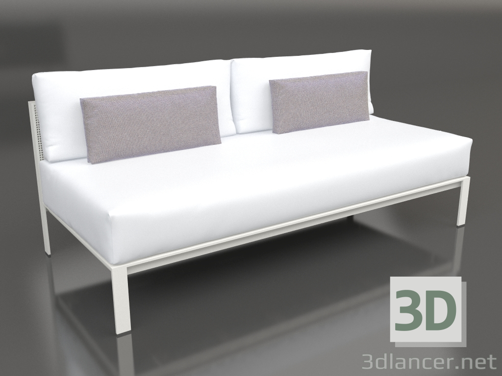 3d model Sofa module, section 4 (Agate gray) - preview