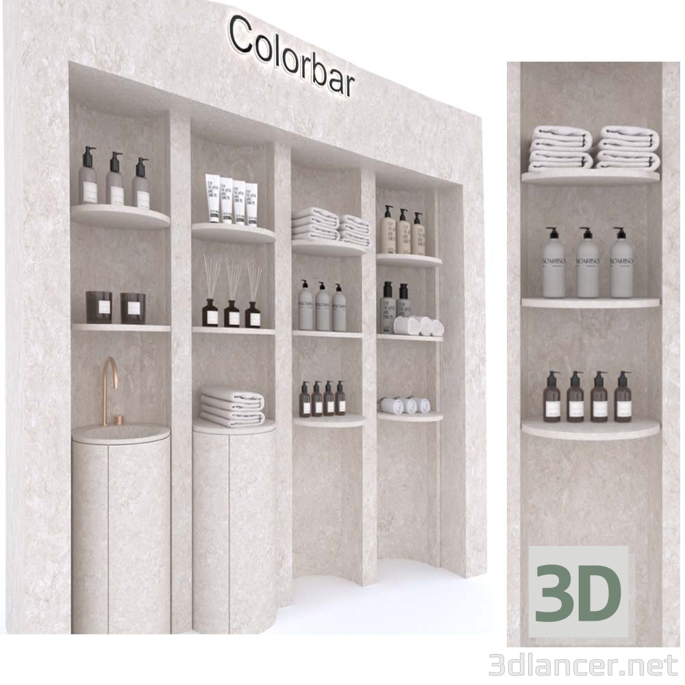 3d Колорбар/Colorbar модель купить - ракурс