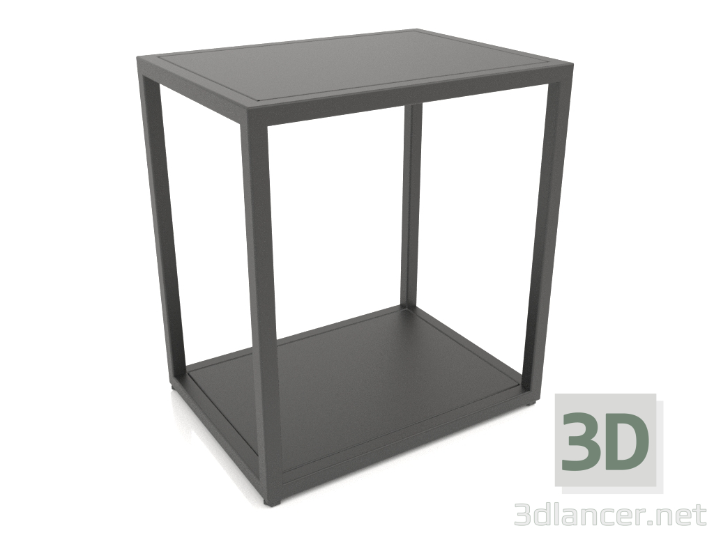 3D Modell Zweistufige Sitzbank (METALL, 40x30x44) - Vorschau