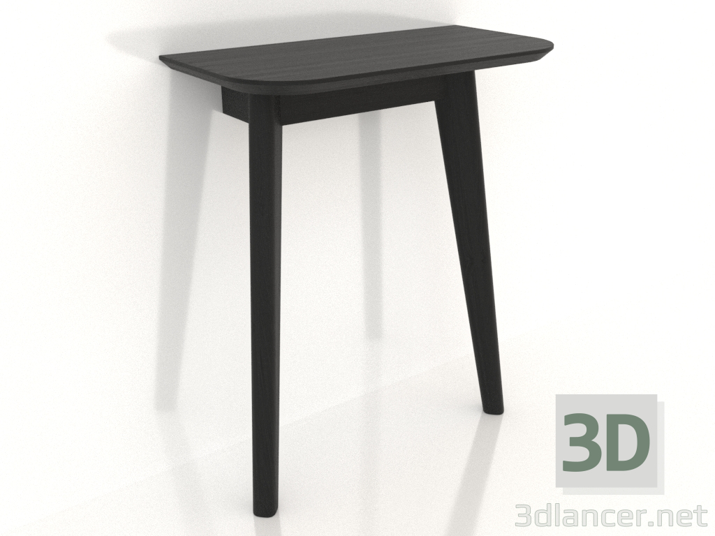 modello 3D Mensola 600x300 mm (nero RAL 9005) - anteprima