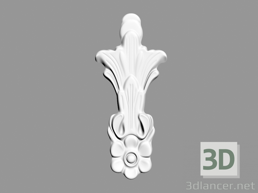 3D Modell Wanddekoration (F13) - Vorschau