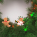 modello 3D di corona di Natale comprare - rendering modello 3D di corona di Natale comprare - rendering