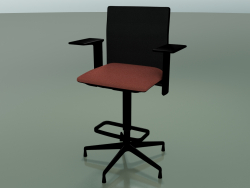 Low back stool 6506 (5 legs, with mesh, 3D adjustable armrest XL, V39)
