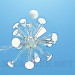 3d model Futuristic chandelier - preview