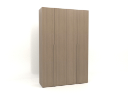 Wardrobe MW 02 wood (1800x600x2800, wood grey)