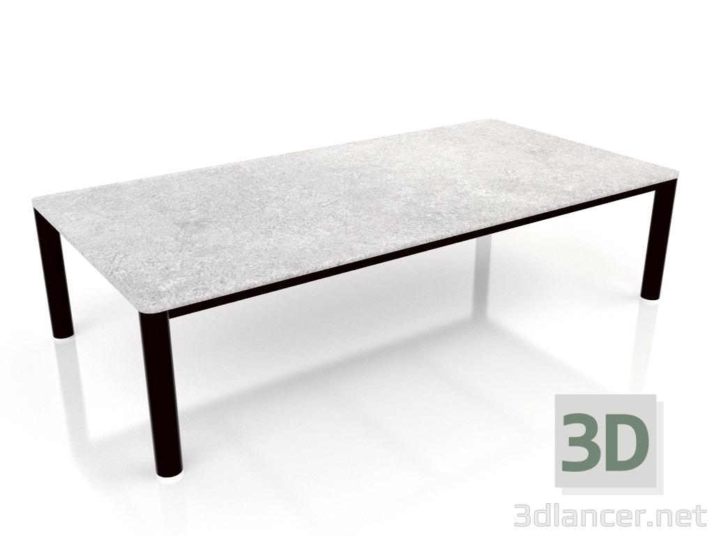 modello 3D Tavolino 70×140 (Nero, DEKTON Kreta) - anteprima