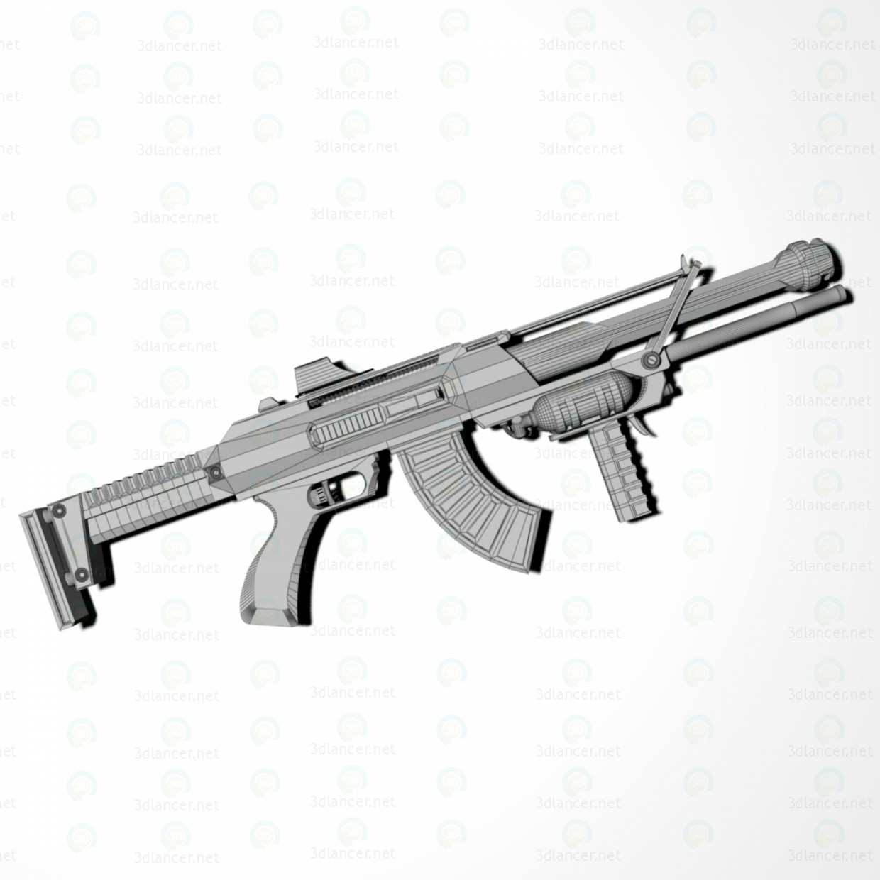 3d Automatic "Ignis" model buy - render 3d Automatic "Ignis" model buy - render