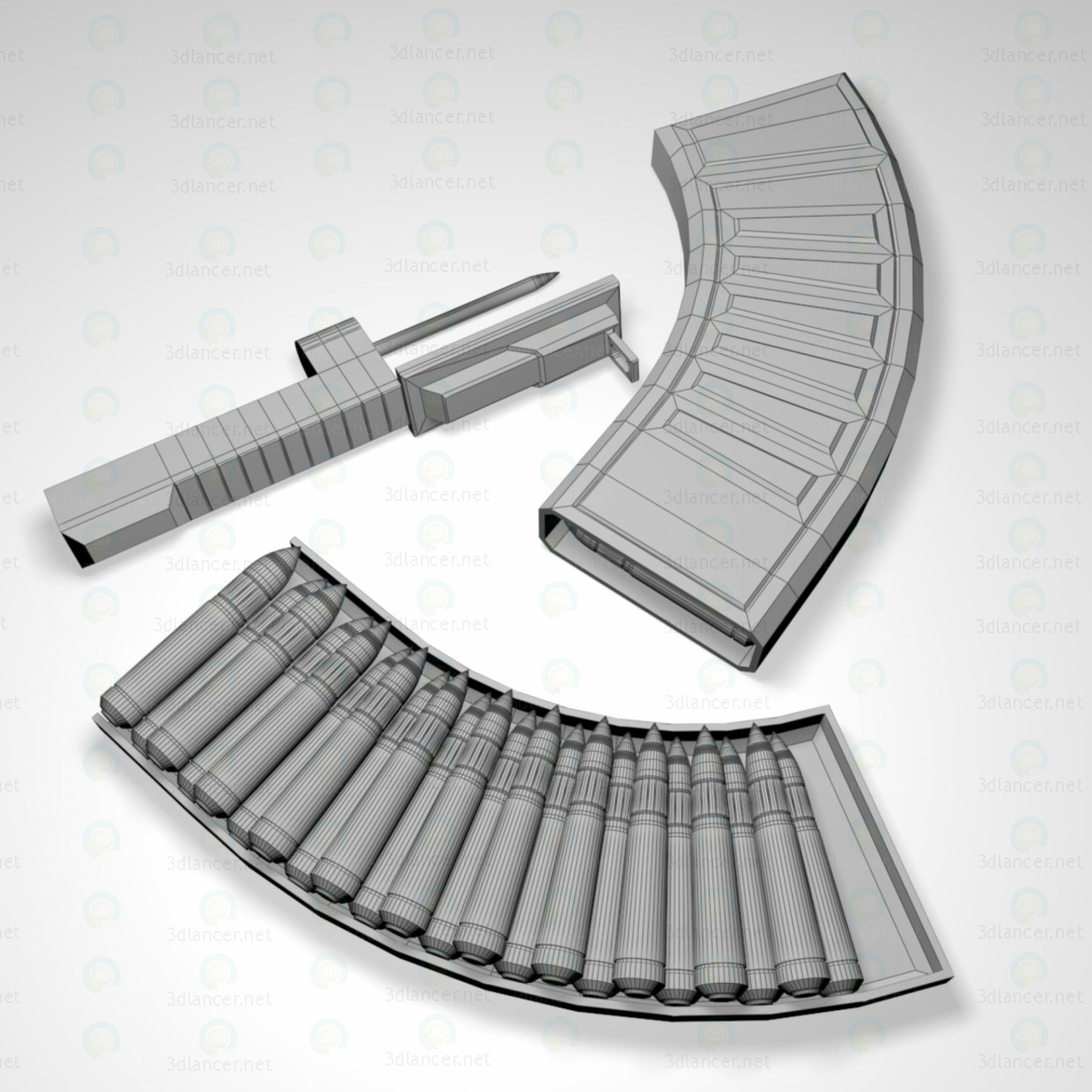 3d Automatic "Ignis" model buy - render 3d Automatic "Ignis" model buy - render