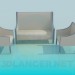 3d модель Диван и кресла – превью