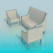 3 डी मॉडल सोफे और कुर्सियों - पूर्वावलोकन