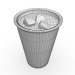 3d model cup- tin - preview