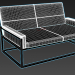 modello 3D Gratis divano - anteprima