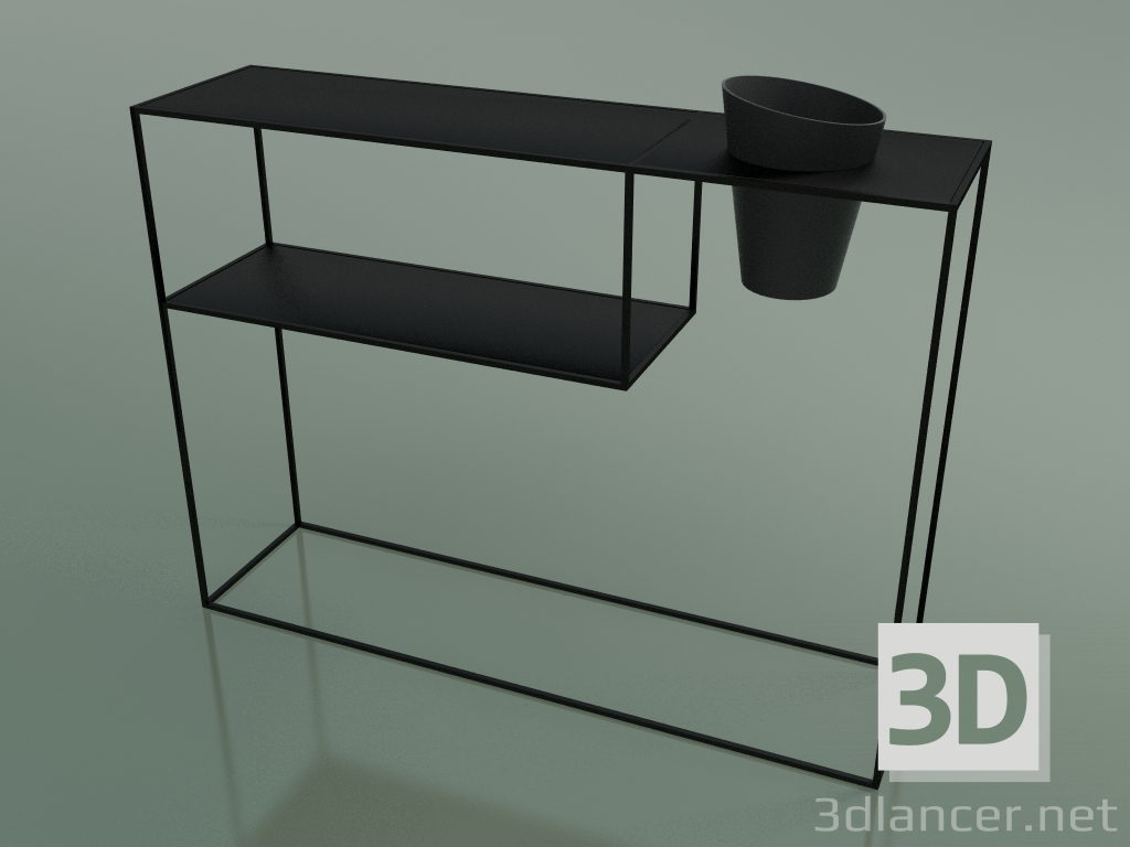 modèle 3D Console Rip avec vase (H 90 cm) - preview