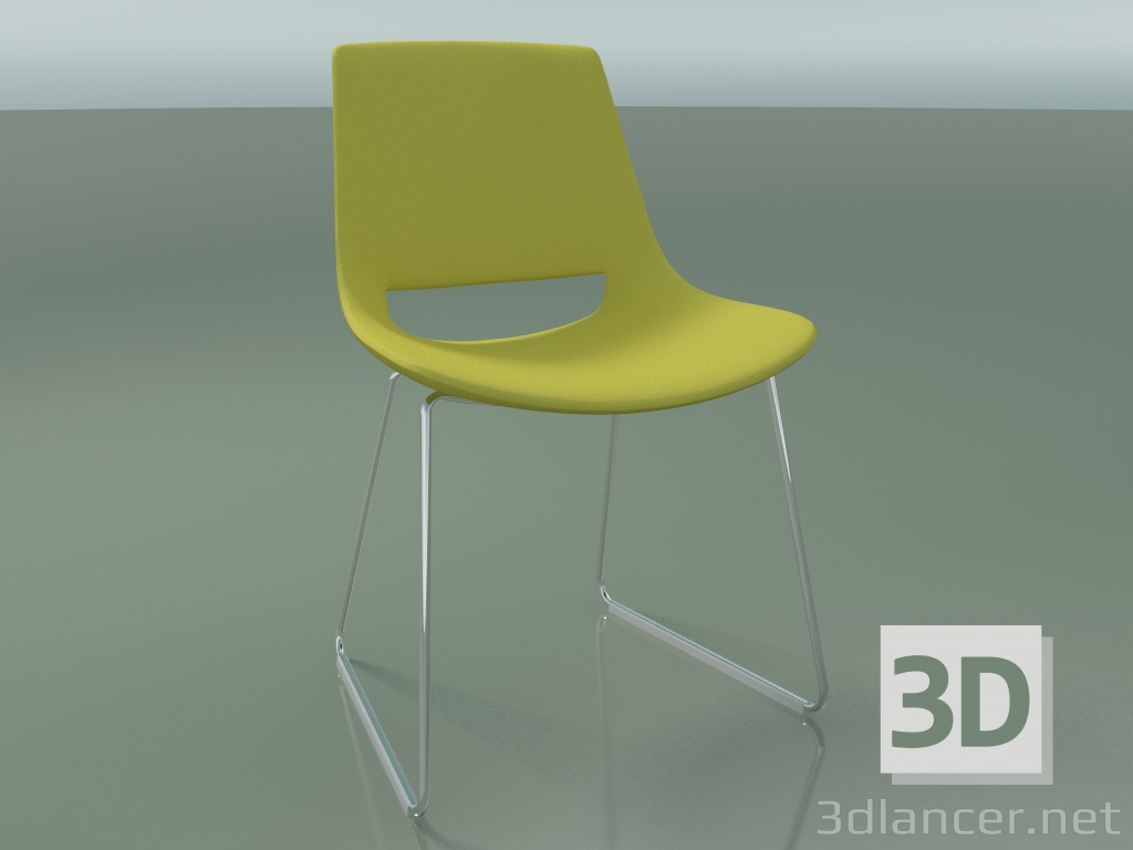 3d model Chair 1201 (on rails, polyethylene, CRO) - preview