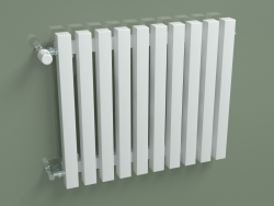 Radiatore verticale RETTA (10 sezioni 500 mm 40x40, bianco lucido)